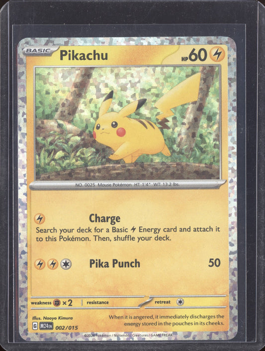 Pikachu 2023 Pokemon Mcdonalds M24EN Promo 002/015