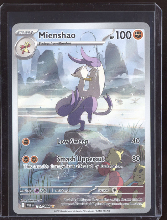 Mienshao 2025 Pokemon White Flare Illustration Rare 134/086
