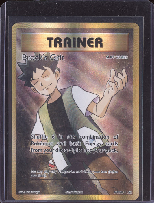 Brocks Grit 2016 Pokemon Evolutions Ultra Rare 107/108