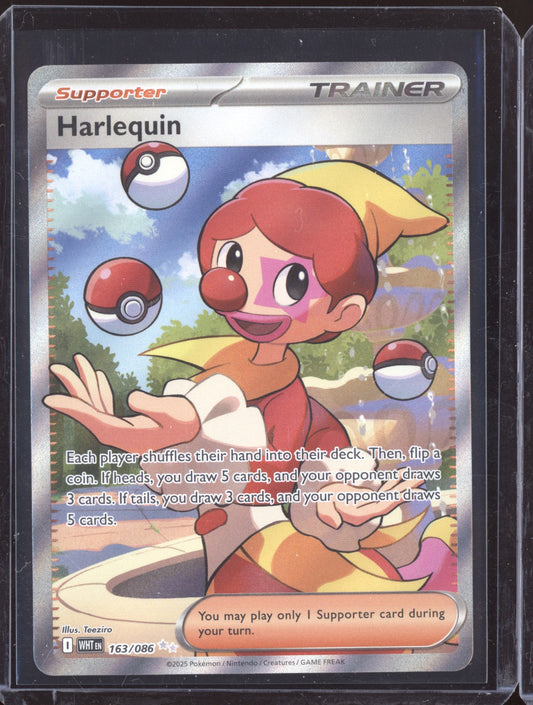 Harlequin 2025 Pokemon White Flare Ultra Rare 163/086