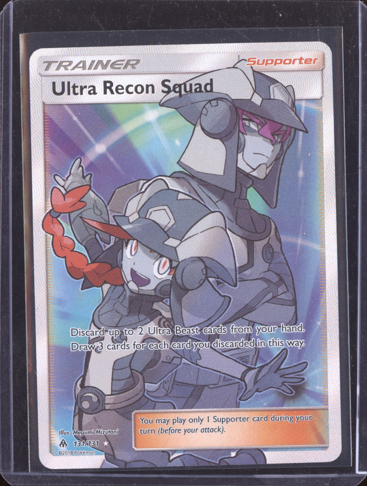 Ultra Recon Squad 2018 Pokemon Forbidden Light Ultra Rare 131/131