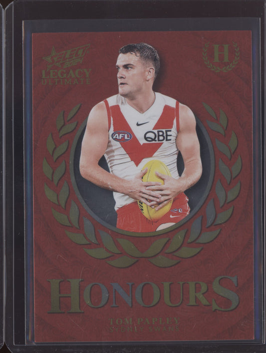 Tom Papley 2024 Select Legacy Ultimate Honours Low 009/255