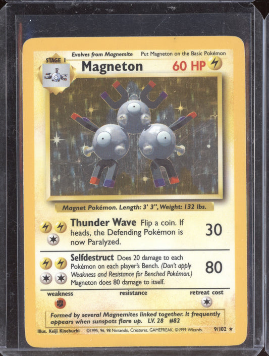 Magneton 1999 Pokemon Base Set Holo 9/102