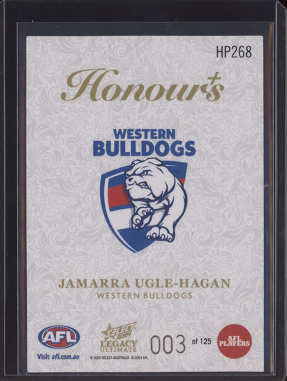 Jamarra Ugle-Hagan 2024 Select Legacy Ultimate Honours Plus Low 003/125