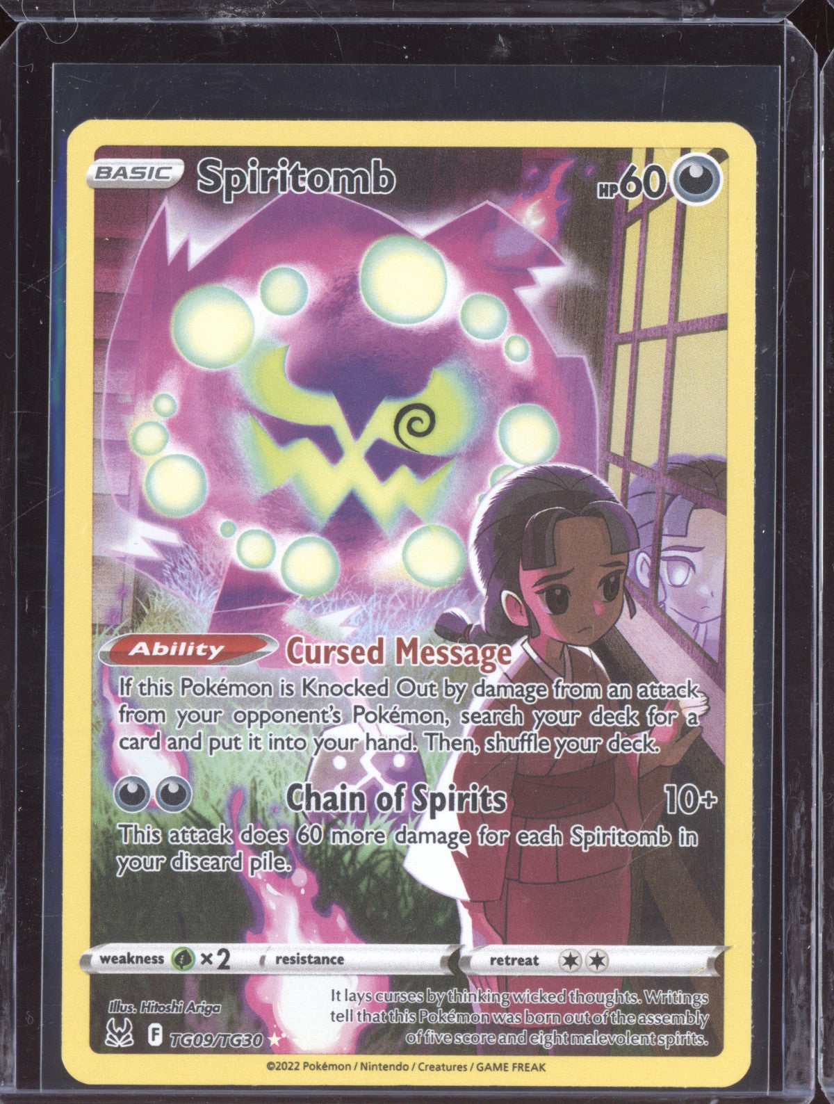 Spiritomb 2022 Pokemon Lost Origin Trainer Gallery Holo Rare TG09/TG30