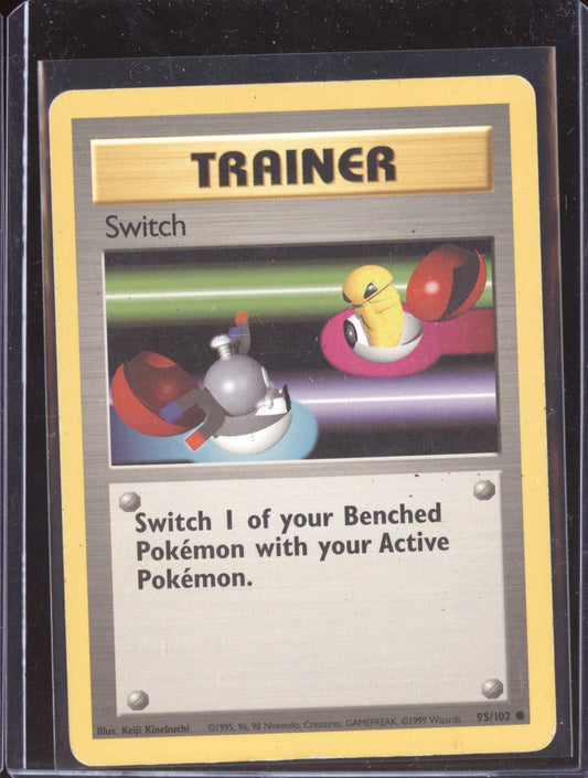 Switch 1999 Pokemon Base Set Common 095/102