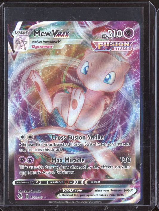Mew VMAX 2021 Pokemon Fusion Strike 114/264