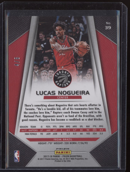 Lucas Nogueira 2017-18 Panini Prizm Red Shimmer 4/8