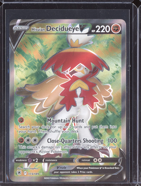 Hisuian Decidueye V 2022 Pokemon Astral Radiance Ultra Rare 173/189