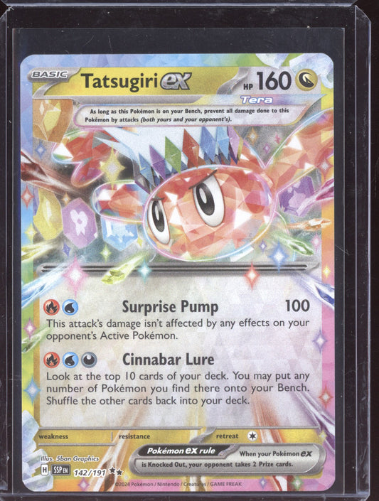 Tatsugiri ex 2024 Pokemon Surging Sparks Double Rare 142/191