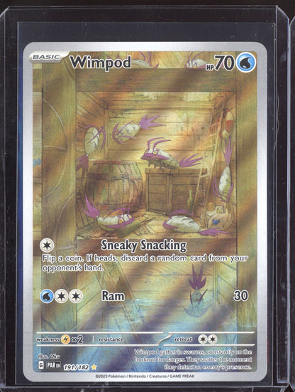 Wimpod 2023 Pokemon Paradox Rift Illustration Rare 191/182