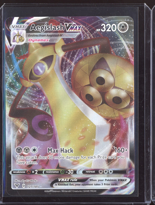 Aegislash VMAX 2020 Pokemon Vivid Voltage Holo Rare VMAX 127/185