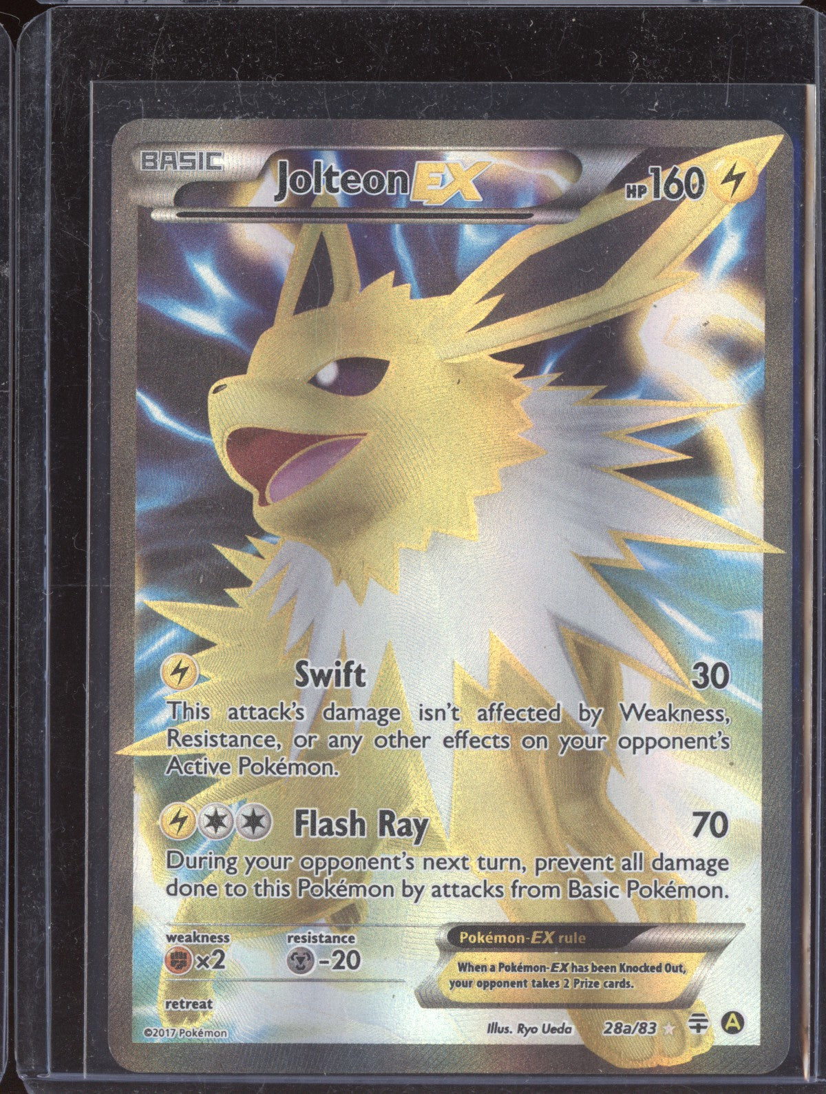 Jolteon-EX 2017 Pokemon Generations Ultra Rare 28a/83