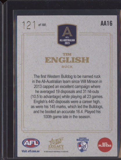 Tim English 2024 Select Legacy Ultimate 2023 All Australian 121/180