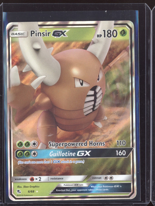 Pinsir-GX 2019 Pokemon Hidden Fates Rare Holo 006/68