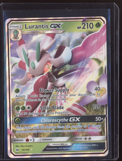 Lurantis-GX 2017 Pokemon Sun & Moon Rare Holo 015/149