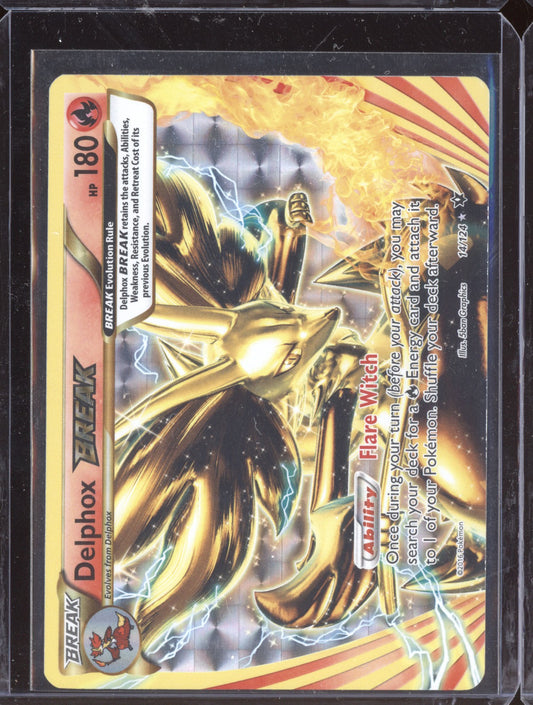 Delphox Break 2016 Pokemon Fates Collide Rare BREAK 14/124