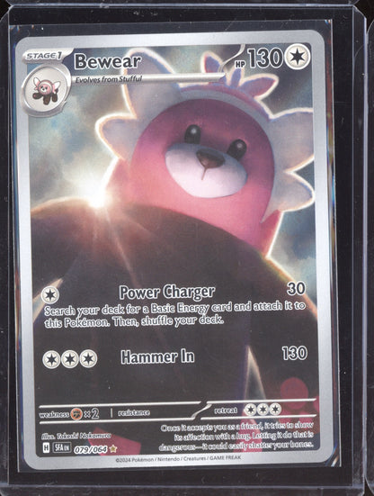 Bewear 2024 Pokemon Shrouded Fable Illustration Rare 079/064