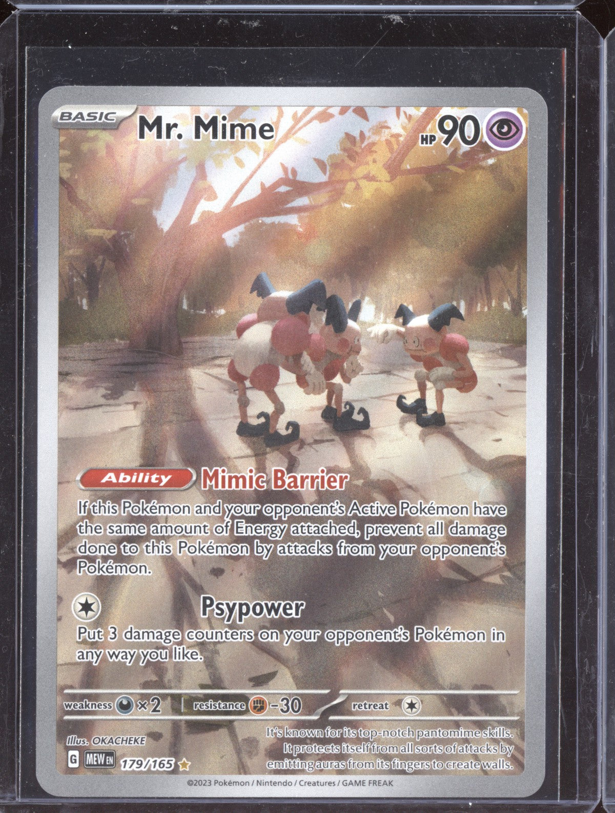 Mr. Mime 2023 Pokemon 151 Illustration Rare 179/165