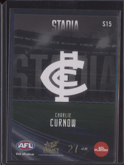 Charlie Curnow 2024 Select Legacy Ultimate Stadia 27/90