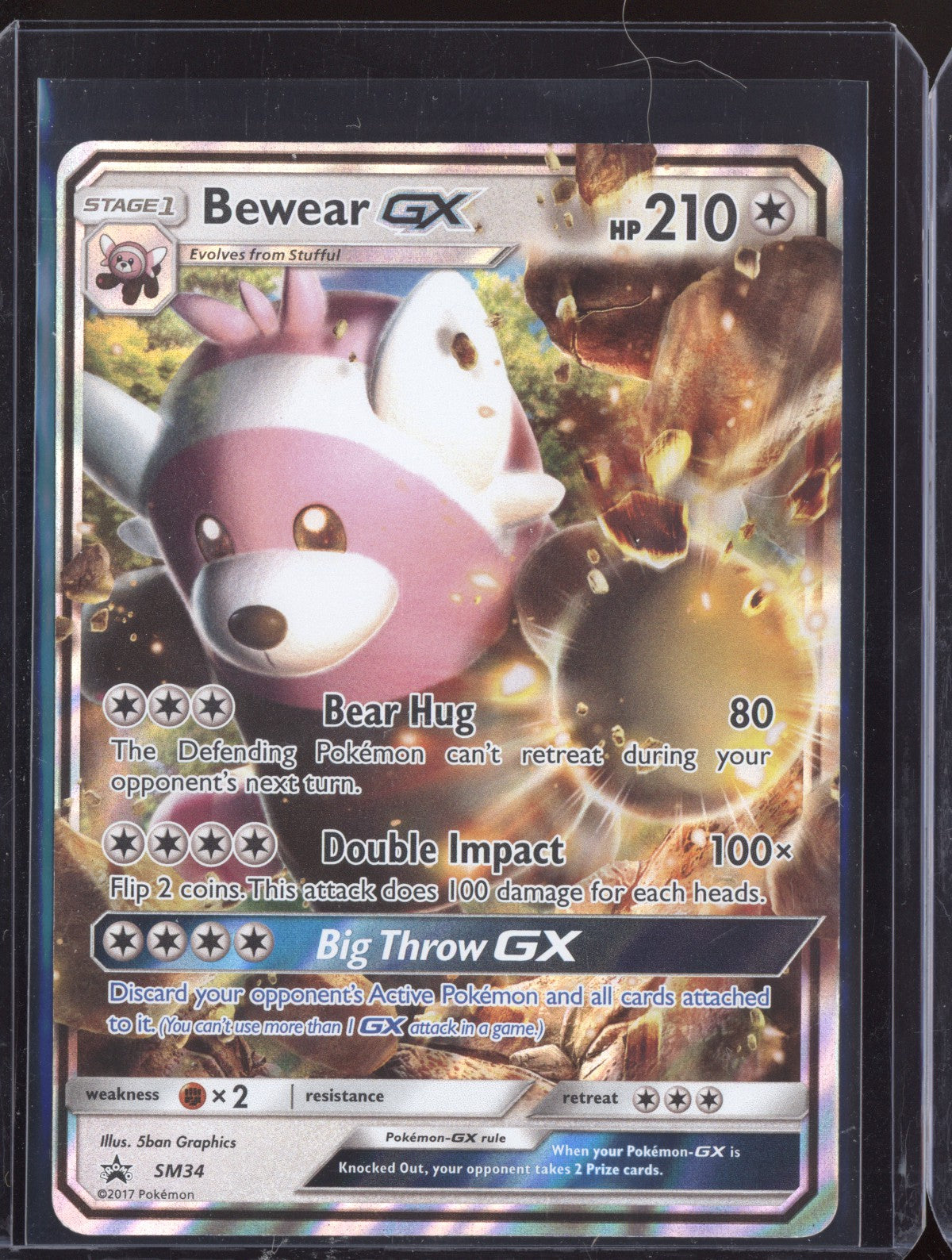 Bewear-GX 2017 Pokemon Sun & Moon Promos Promo SM34