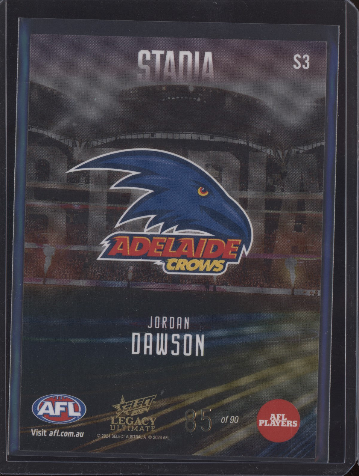 Jordan Dawson 2024 Select Legacy Ultimate Stadia 85/90