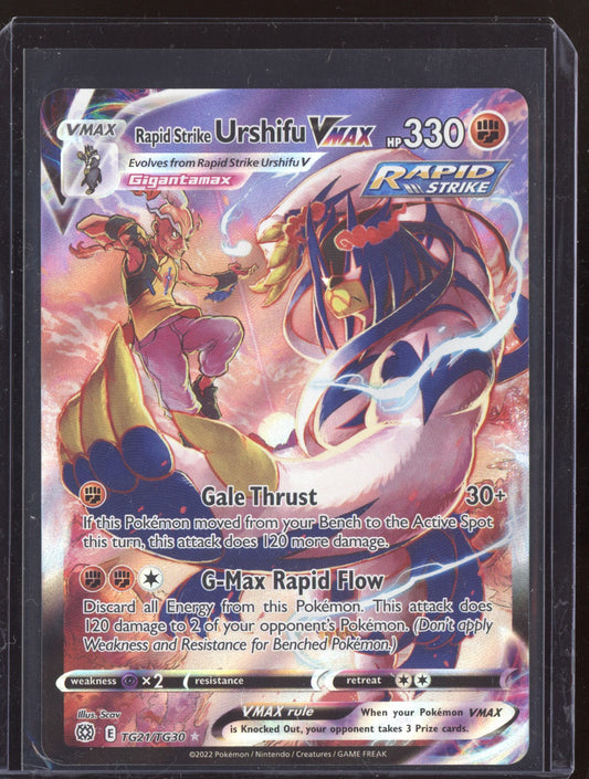 Rapid Strike Urshifu VMAX 2022 Pokemon Brilliant Stars Trainer Gallery TG21/TG30