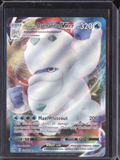 Galarian Darmanitan VMAX 2020 Pokemon Vivid Voltage Holo Rare VMAX 037/185