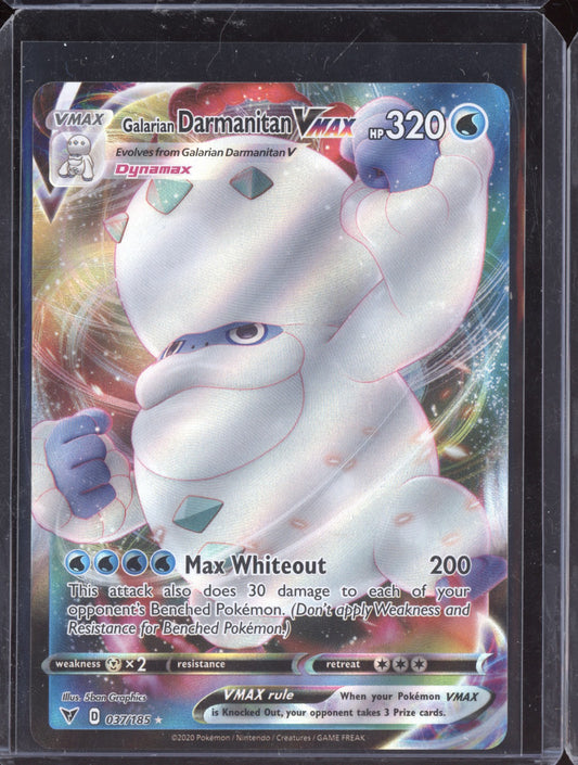 Galarian Darmanitan VMAX 2020 Pokemon Vivid Voltage Holo Rare VMAX 037/185
