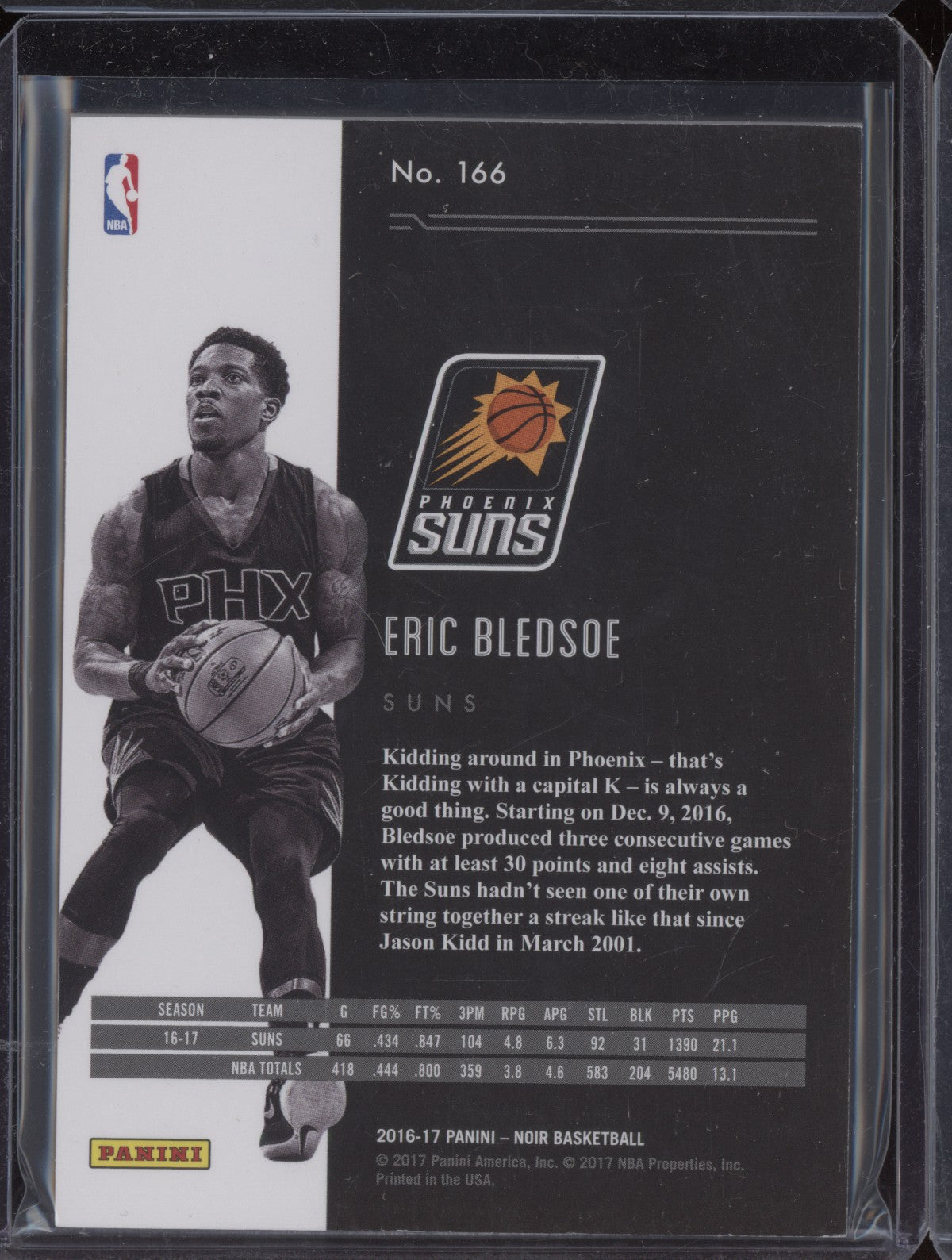 Eric Bledsoe 2016-17 Panini Noir 31/79