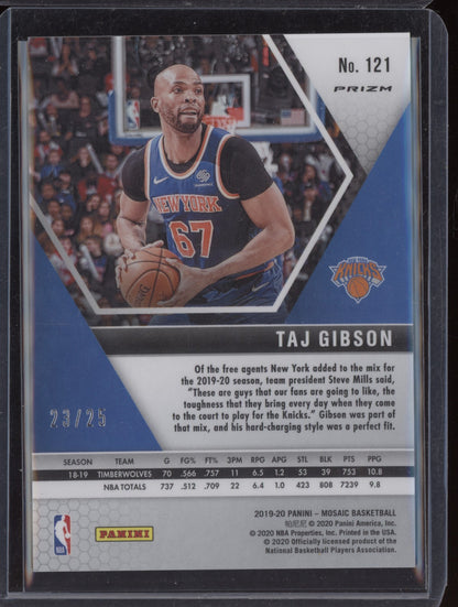 Taj Gibson 2019-20 Panini Mosaic White 23/25