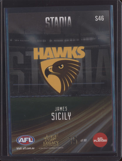 James Sicily 2024 Select Legacy Ultimate Stadia 35/90