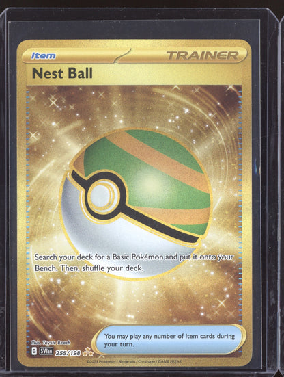 Nest Ball 2023 Pokemon SVI Scarlet & Violet Hyper Rare 255/198