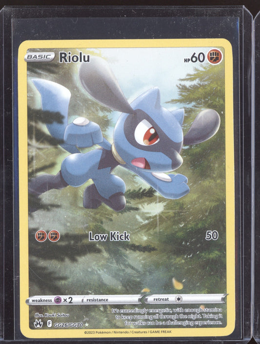 Riolu 2023 Pokemon Crown Zenith Trainer Gallery GG26/GG70