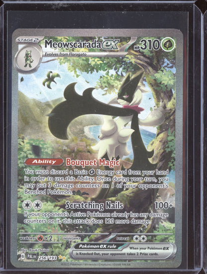 Meowscarada ex 2023 Pokemon Paldea Evolved Special Illustration Rare 256/193