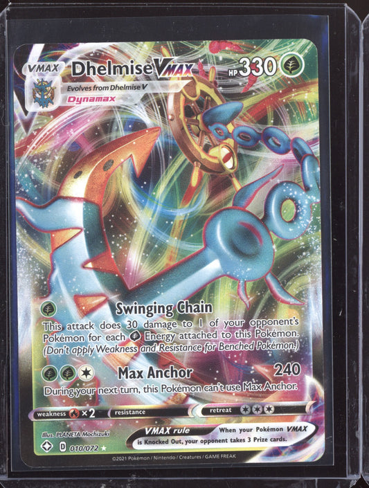 Dhelmise VMAX 2021 Pokemon Shining Fates Holo Rare VMAX 010/072