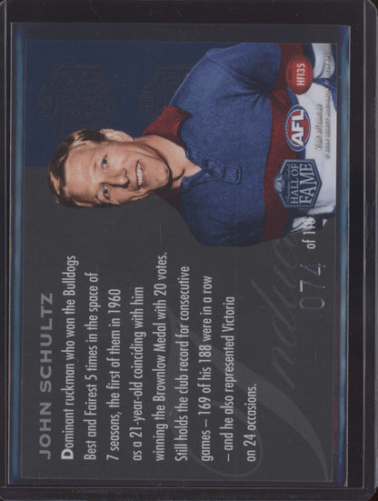 John Schultz 2024 Select Legacy Ultimate Hall of Fame Inductees 74/110