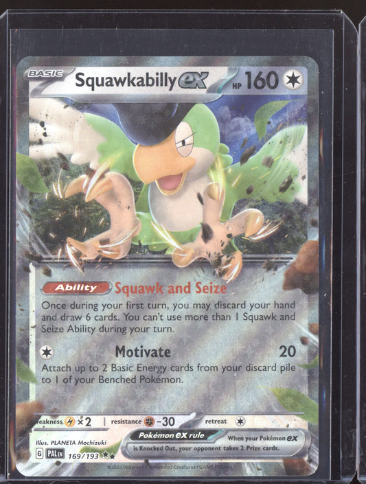 Squawkabilly ex 2023 Pokemon Paldea Evolved Double Rare 169/193