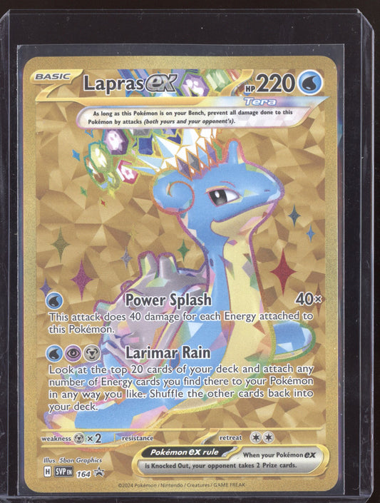 Lapras ex 2023 Pokemon Scarlet & Violet Promo Ultra Rare SVP 164