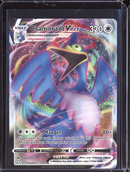 Cramorant VMAX 2021 Pokemon Shining Fates Holo Rare VMAX 055/072