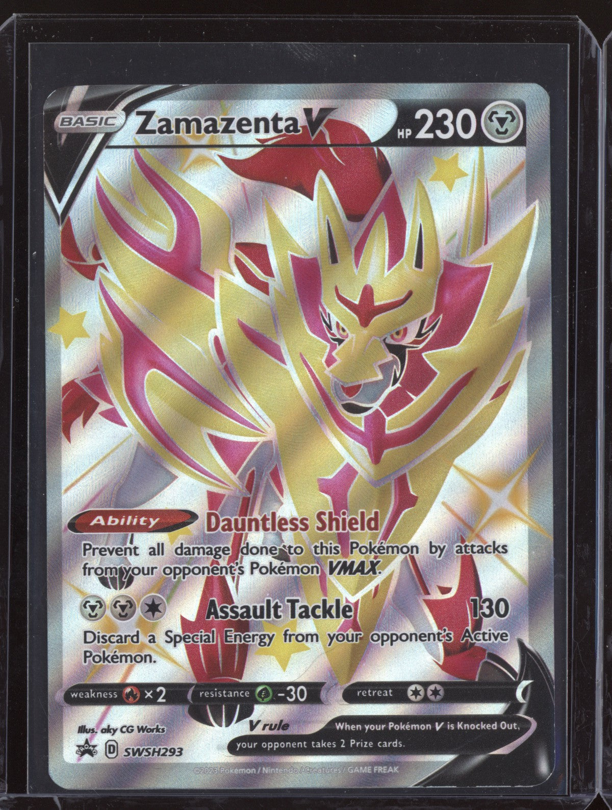 Zamazenta V 2023 Pokemon Sword & Shield Promos Promo SWSH293