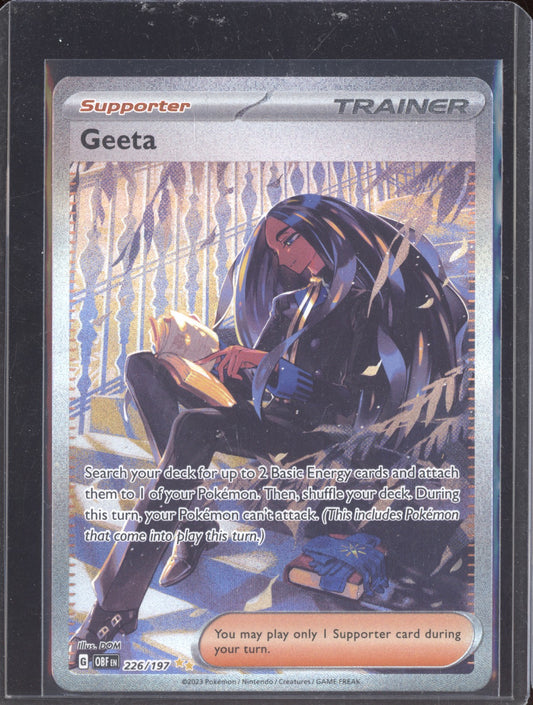 Geeta 2023 Pokemon Obsidian Flames Special Illustration Rare 226/197
