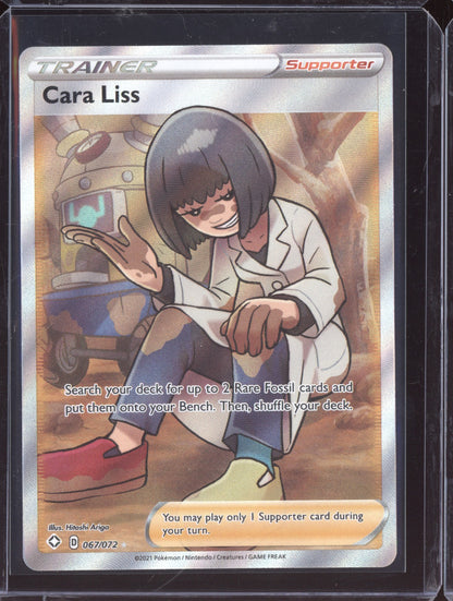 Cara Liss 2021 Pokemon Shining Fates Ultra Rare 067/072