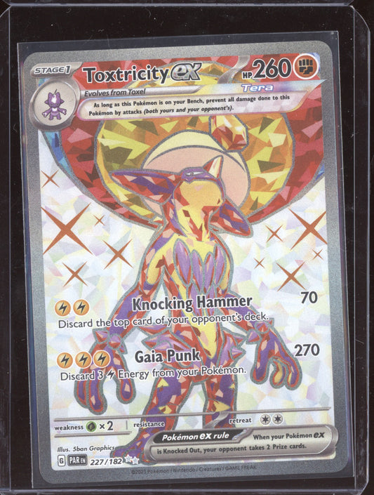 Toxtricity ex 2023 Pokemon Paradox Rift Ultra Rare 227/182