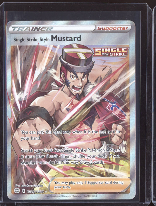 Single Strike Style Mustard Pokemon Brilliant Stars Trainer Gallery TG28/TG30
