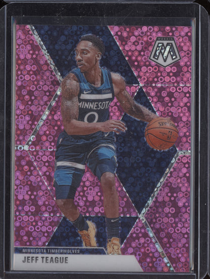 Jeff Teague 2019-20 Panini Mosaic Fast Break Pink 12/20
