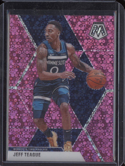 Jeff Teague 2019-20 Panini Mosaic Fast Break Pink 12/20