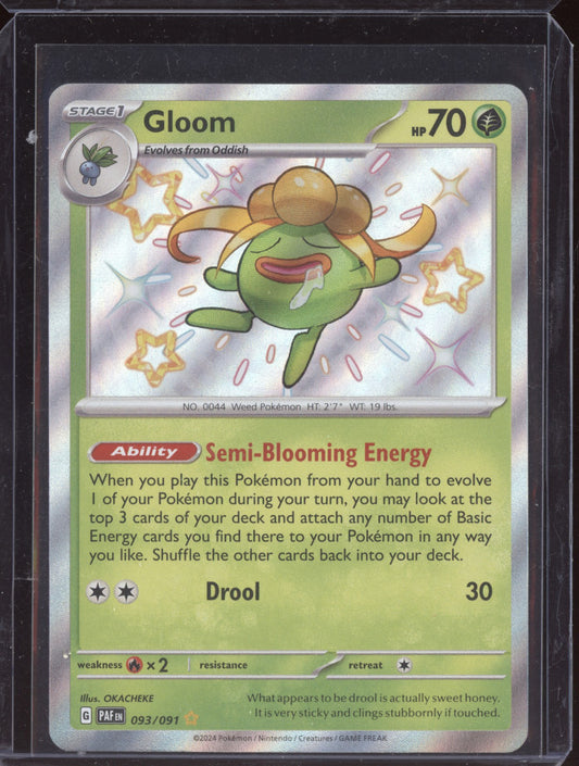 Gloom 2024 Pokemon Paldean Fates Shiny Rare 093/091