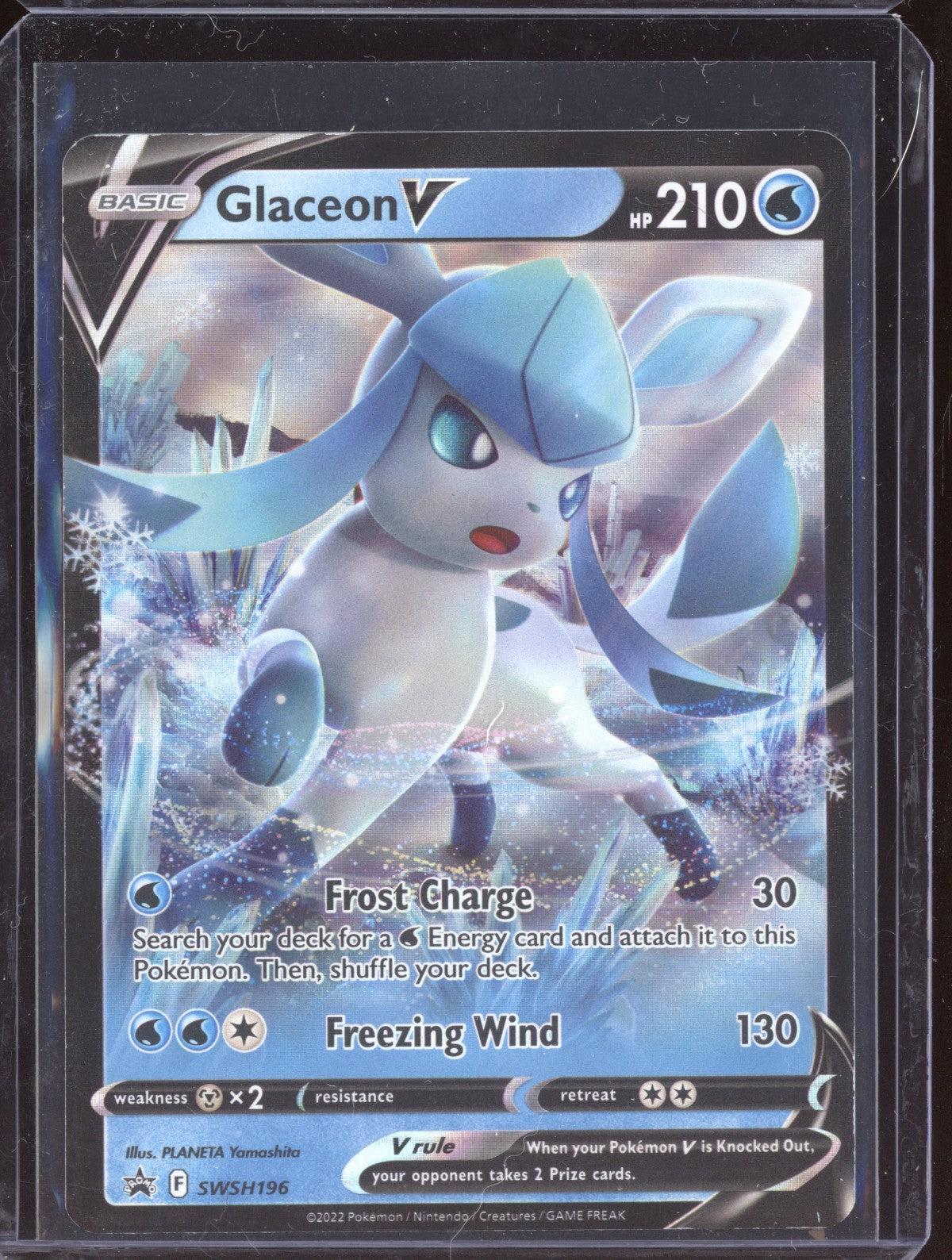 Glaceon V 2022 Pokemon Sword & Shield Promos Promo SWSH196