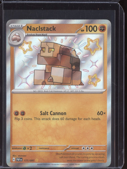 Naclstack 2024 Pokemon Paldean Fates Shiny Rare 177/091